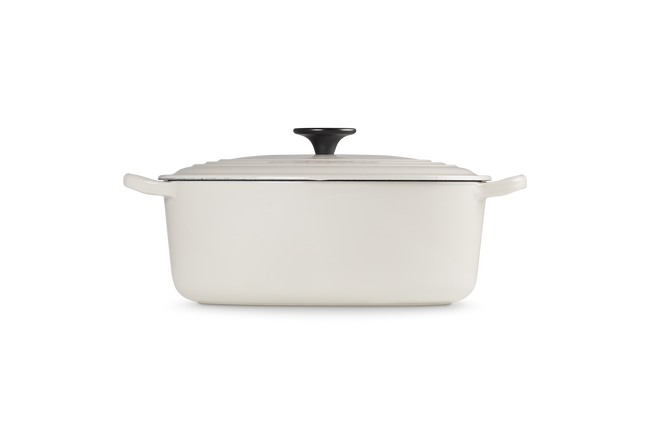 Cast Iron Classic Oval CasseroleCrème image number 1